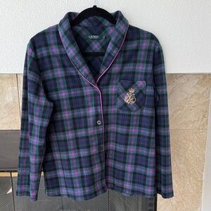 Polo by Ralph Lauren Plaid Pajama Pants - Blue and Purple